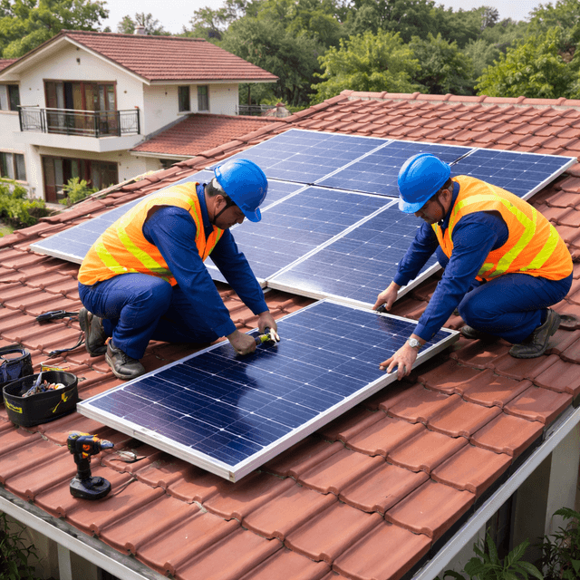 Residential Solar Installation