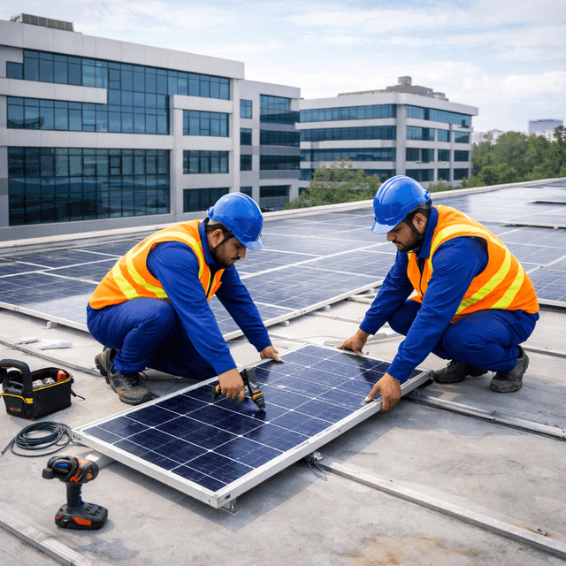 Commercial Solar Installation